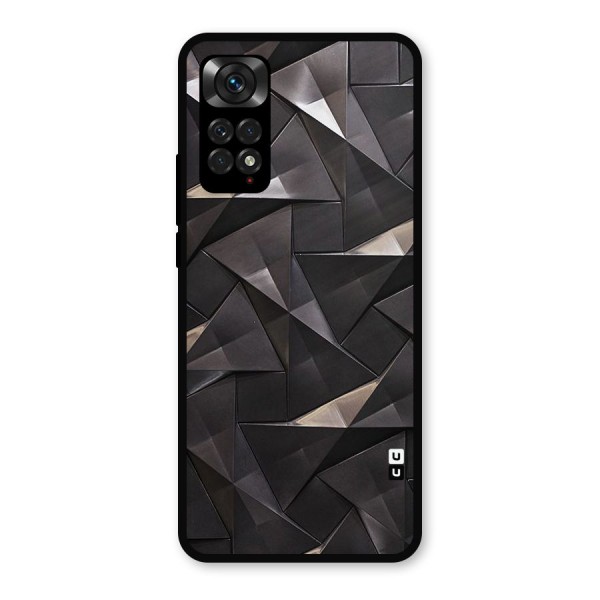 Carved Triangles Metal Back Case for Redmi Note 11s