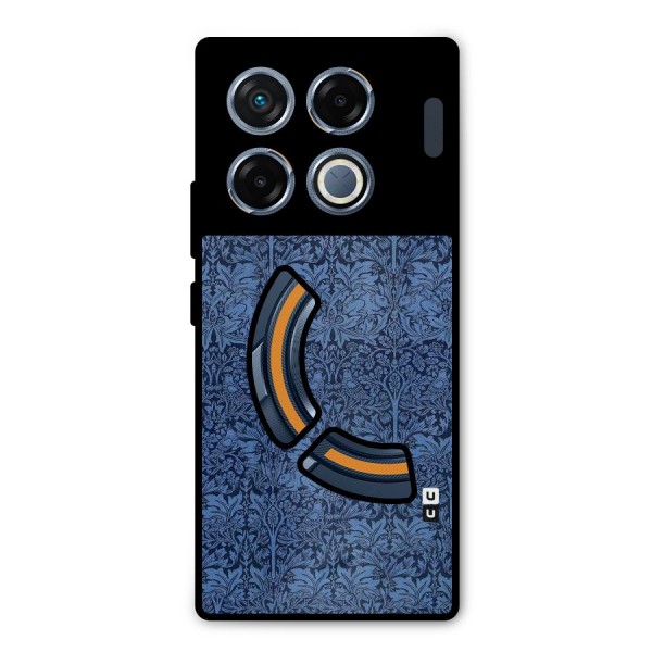 Carving Design Metal Back Case for Infinix GT 20 Pro