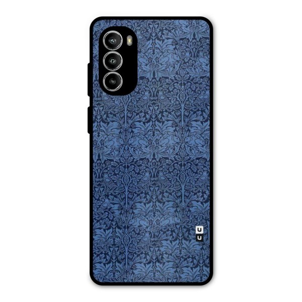 Carving Design Metal Back Case for Moto G52
