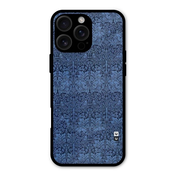 Carving Design Metal Back Case for iPhone 16 Pro Max
