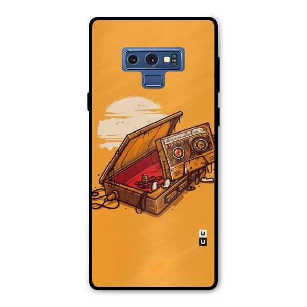 Casette Box Metal Back Case for Galaxy Note 9