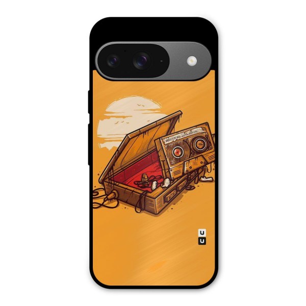 Casette Box Metal Back Case for Google Pixel 9