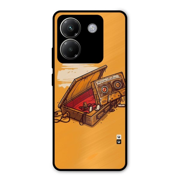 Casette Box Metal Back Case for Poco M7 Pro 5G