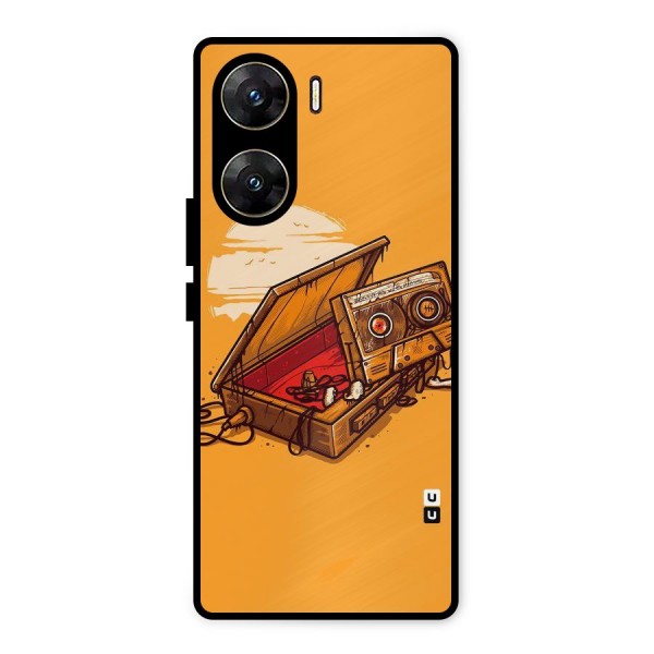 Casette Box Metal Back Case for Vivo V29e