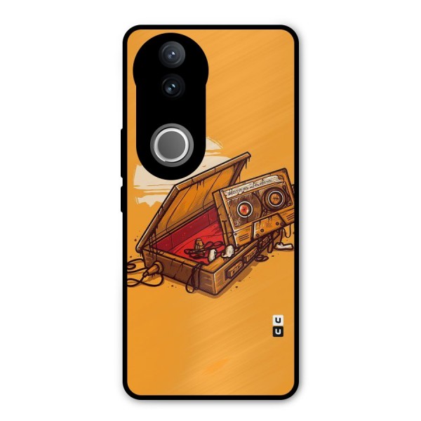 Casette Box Metal Back Case for Vivo V50e
