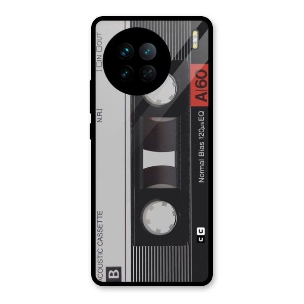 Casette Design Glass Back Case for Vivo X90