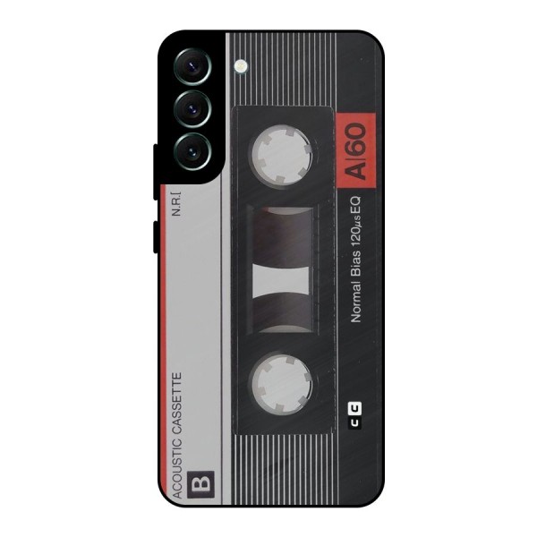 Casette Design Metal Back Case for Galaxy S22 Plus 5G
