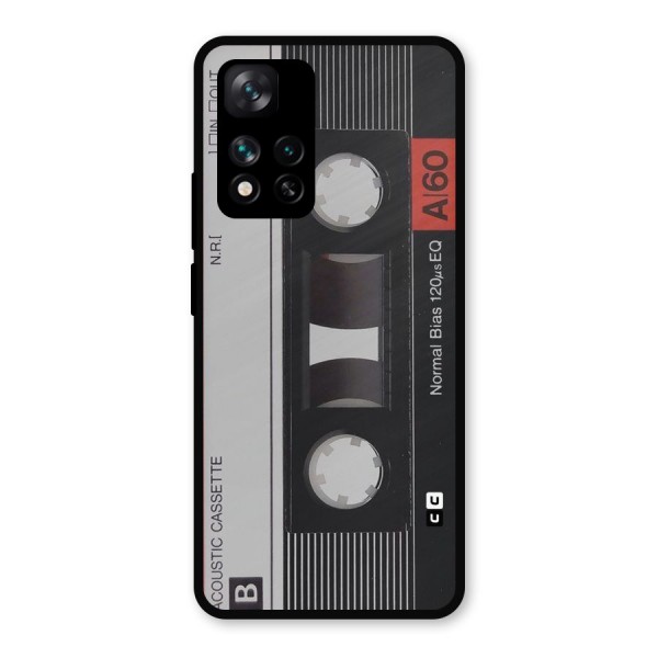 Casette Design Metal Back Case for Xiaomi 11i Hypercharge 5G