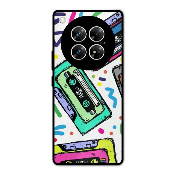 Cassette Pattern Metal Back Case for Infinix Zero 40 5G