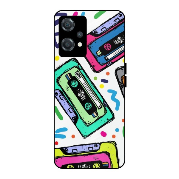 Cassette Pattern Metal Back Case for OnePlus Nord CE 2 Lite 5G