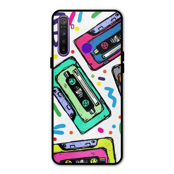 Cassette Pattern Metal Back Case for Realme Narzo 10