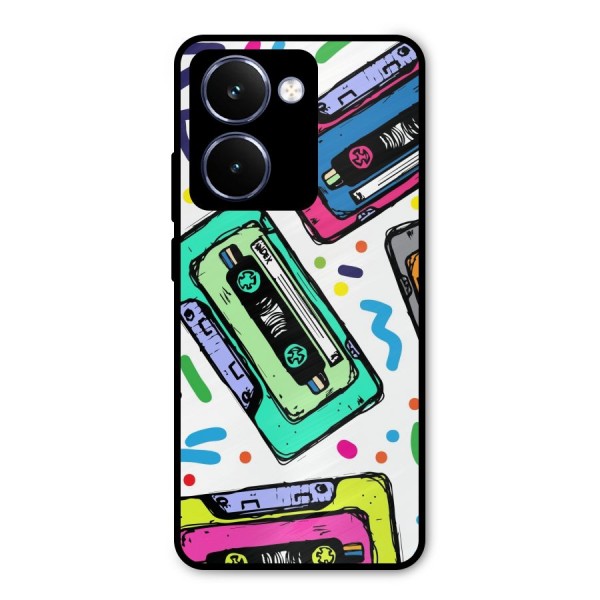 Cassette Pattern Metal Back Case for Realme P3 Ultra