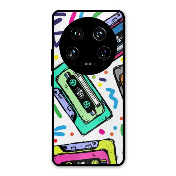Cassette Pattern Metal Back Case for Xiaomi 14 Ultra