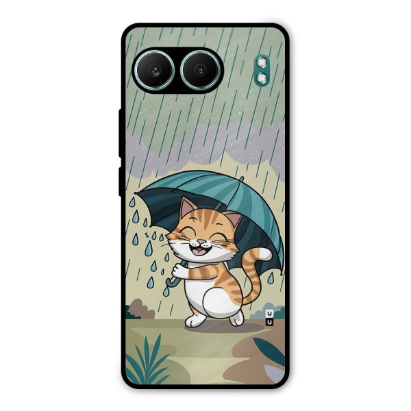 Cat In Rain Metal Back Case for OnePlus Nord 4
