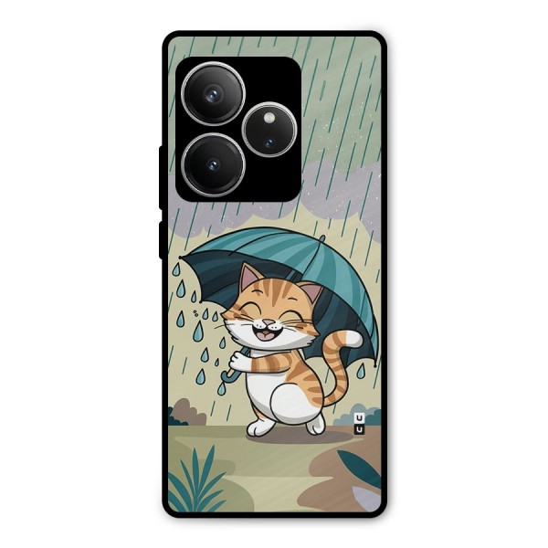 Cat In Rain Metal Back Case for Realme GT 6