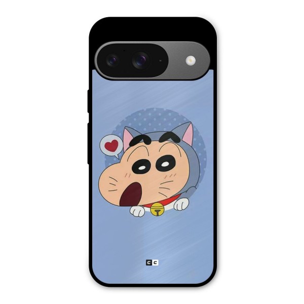 Cat Shinchan Metal Back Case for Google Pixel 9