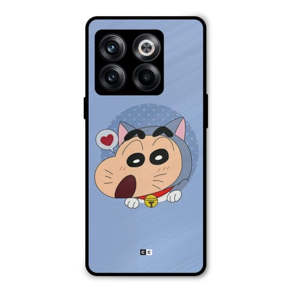 Cat Shinchan Metal Back Case for OnePlus 10T