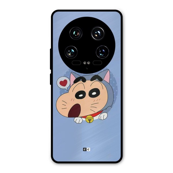 Cat Shinchan Metal Back Case for Xiaomi 14 Ultra