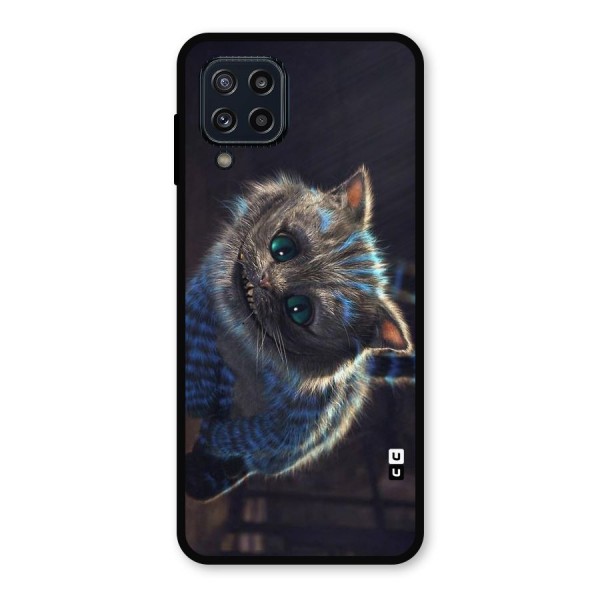 Cat Smile Metal Back Case for Galaxy M32