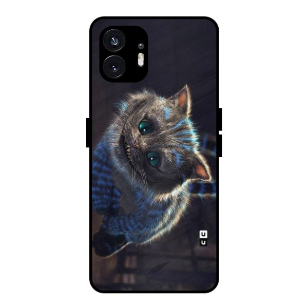 Cat Smile Metal Back Case for Nothing Phone 2