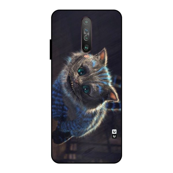 Cat Smile Metal Back Case for Poco X2
