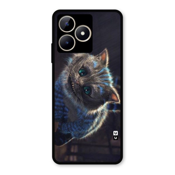 Cat Smile Metal Back Case for Realme Narzo N53