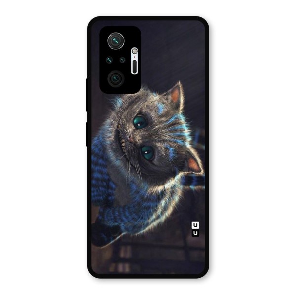Cat Smile Metal Back Case for Redmi Note 10 Pro Max