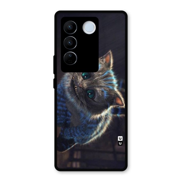 Cat Smile Metal Back Case for Vivo V27