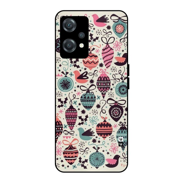 Celebration Pattern Metal Back Case for OnePlus Nord CE 2 Lite 5G