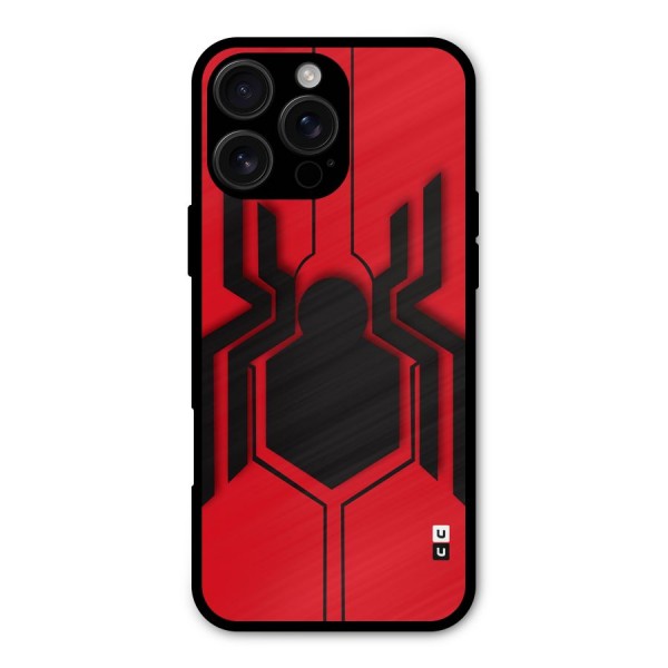 Center Spider Metal Back Case for iPhone 16 Pro Max