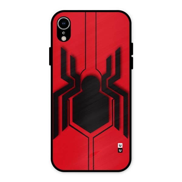 Center Spider Metal Back Case for iPhone XR