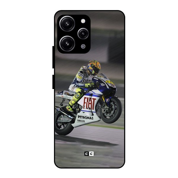 Champion Biker Glass Back Case for Redmi 12 4G