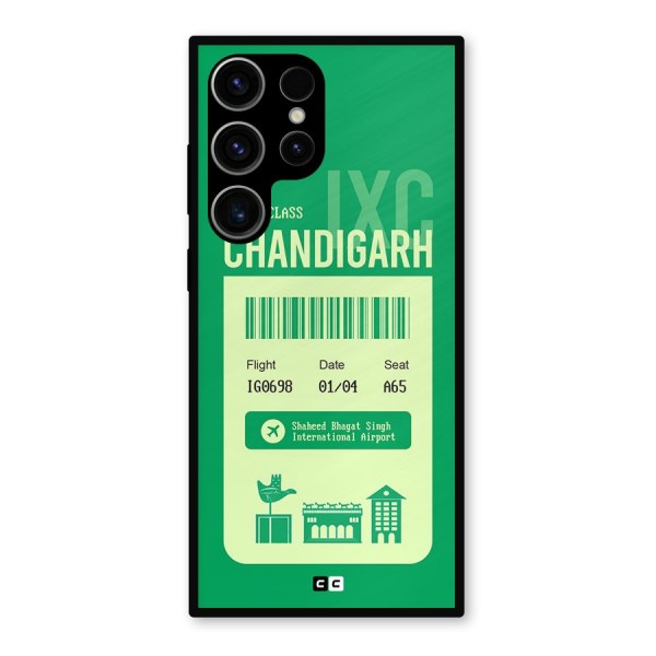 Chandigarh Boarding Pass Metal Back Case for Galaxy S23 Ultra