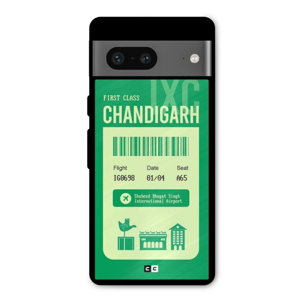 Chandigarh Boarding Pass Metal Back Case for Google Pixel 7