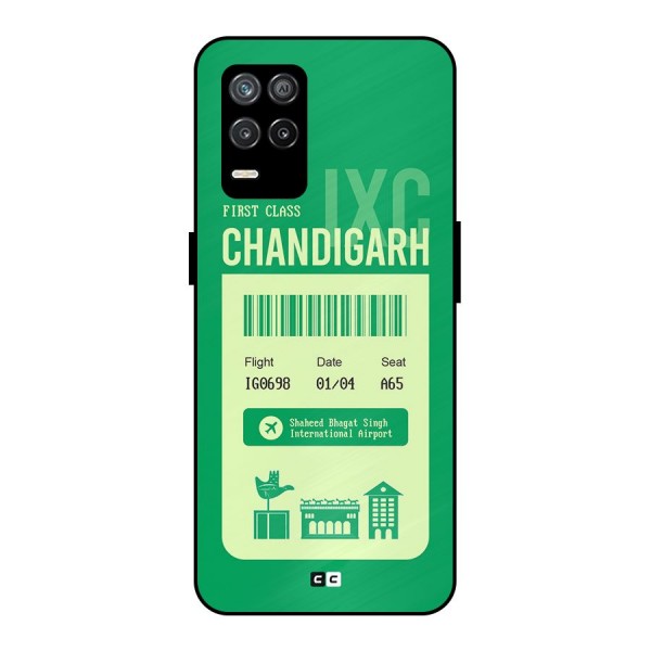 Chandigarh Boarding Pass Metal Back Case for Realme 9 5G