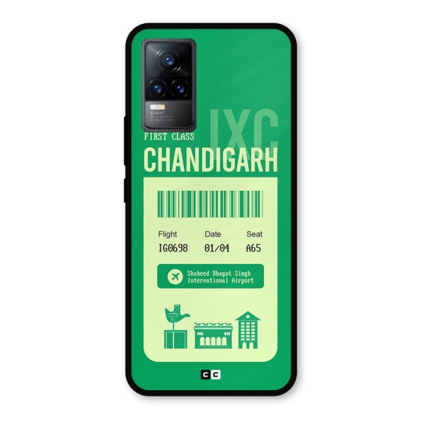 Chandigarh Boarding Pass Metal Back Case for Vivo Y73