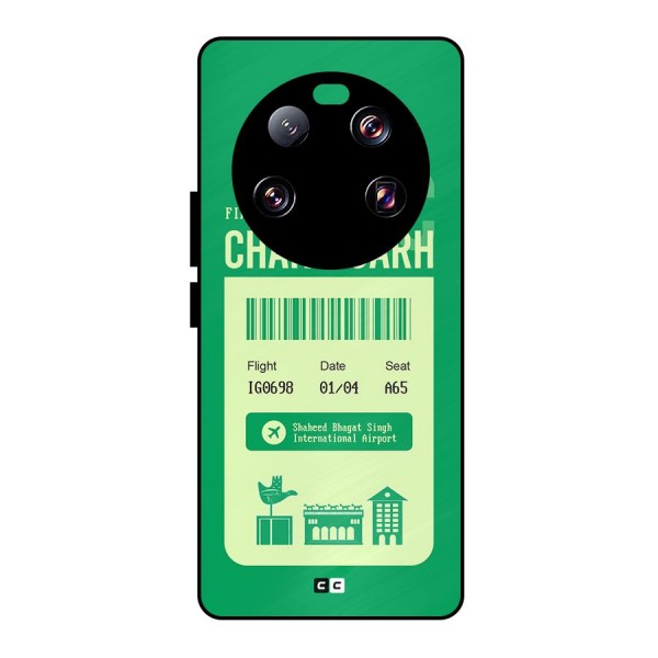 Chandigarh Boarding Pass Metal Back Case for Xiaomi 13 Ultra