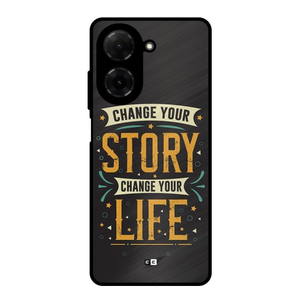 Change Your Life Metal Back Case for Poco C71