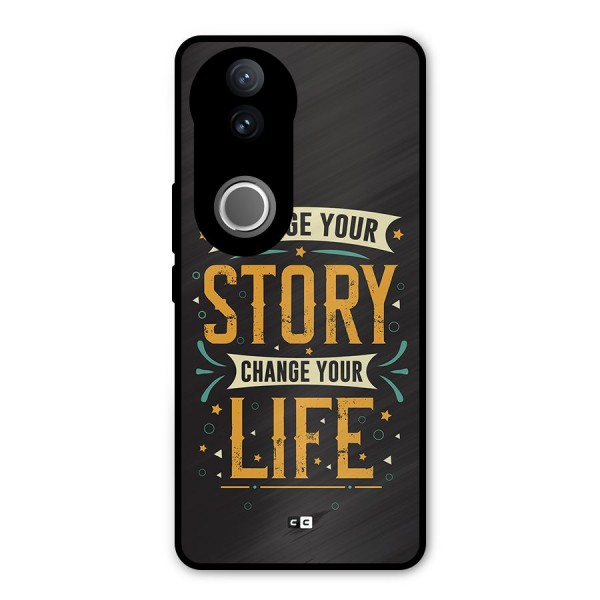 Change Your Life Metal Back Case for Vivo V50e