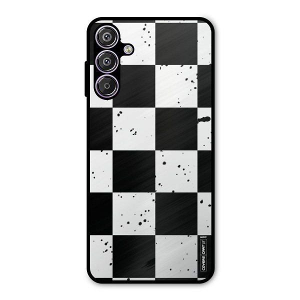 Check Mate Metal Back Case for Galaxy F15