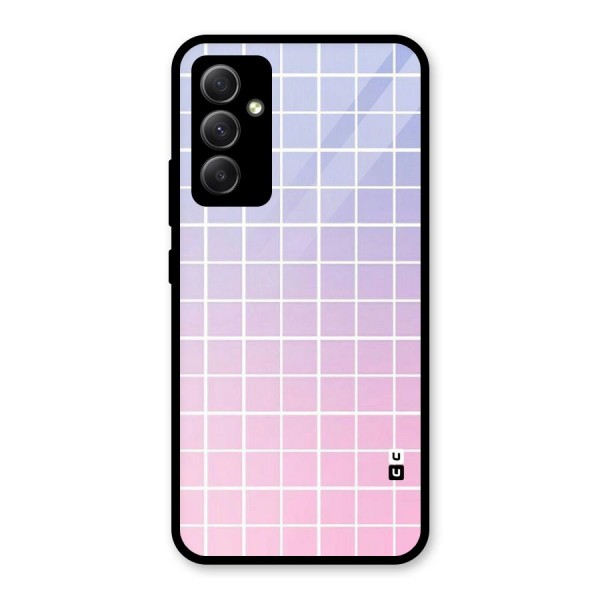 Check Shades Glass Back Case for Galaxy A34