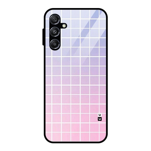 Check Shades Glass Back Case for Galaxy M34 5G