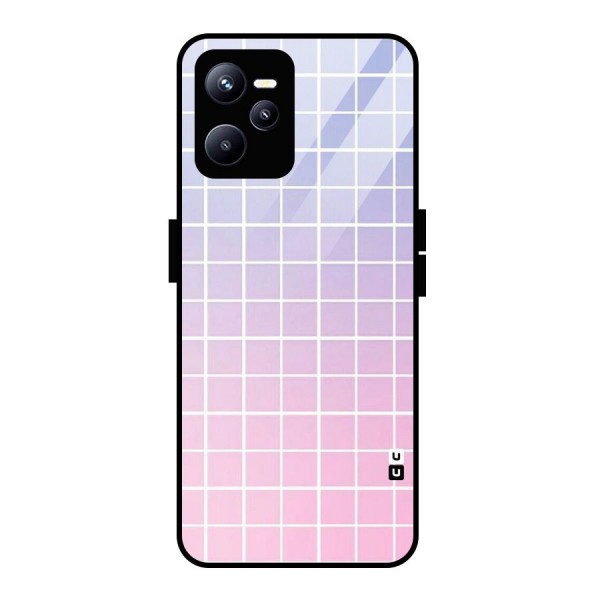 Check Shades Glass Back Case for Realme C35