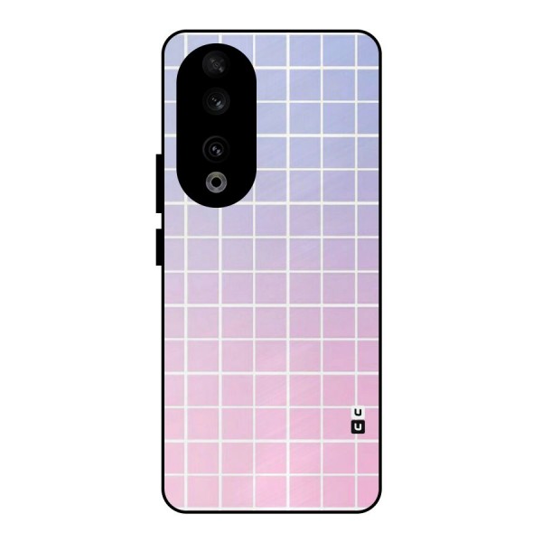 Check Shades Metal Back Case for Honor 90