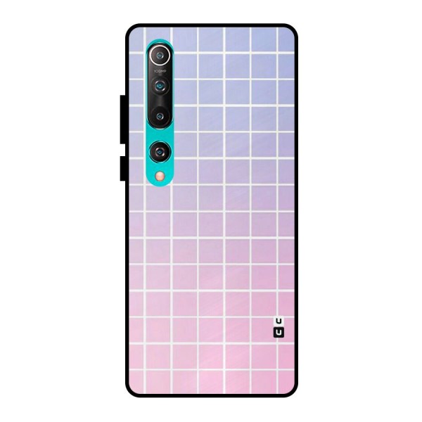 Check Shades Metal Back Case for Mi 10