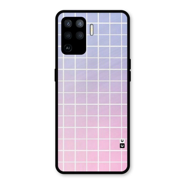 Check Shades Metal Back Case for Oppo F19 Pro