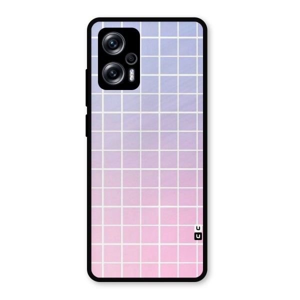 Check Shades Metal Back Case for Redmi K50i
