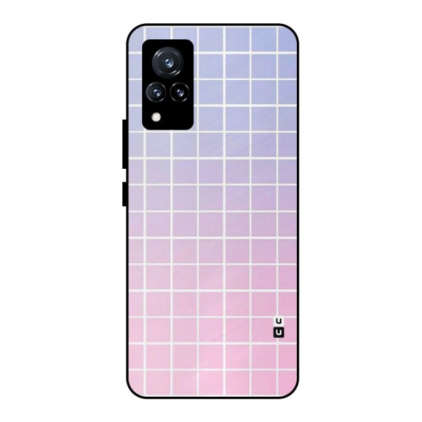 Check Shades Metal Back Case for Vivo V21 5G