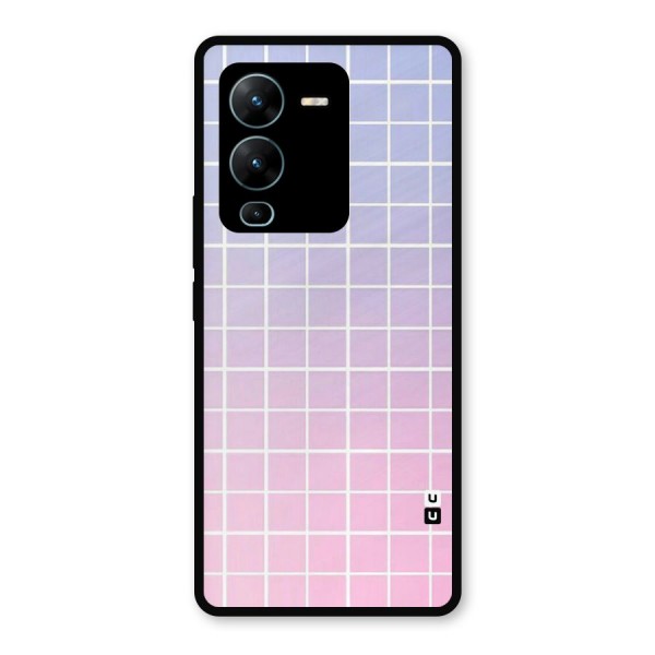 Check Shades Metal Back Case for Vivo V25 Pro