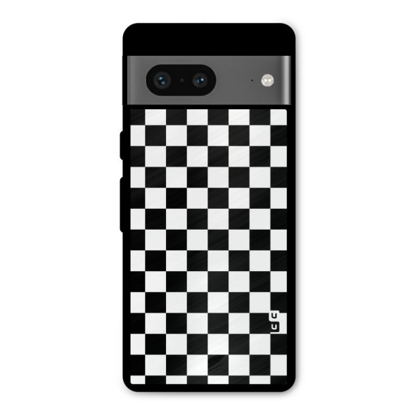 Checkerboard Metal Back Case for Google Pixel 7